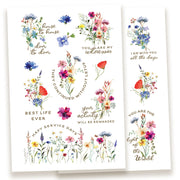 Happy Ministry Wildflower Journaling Stickers : 2 Pages