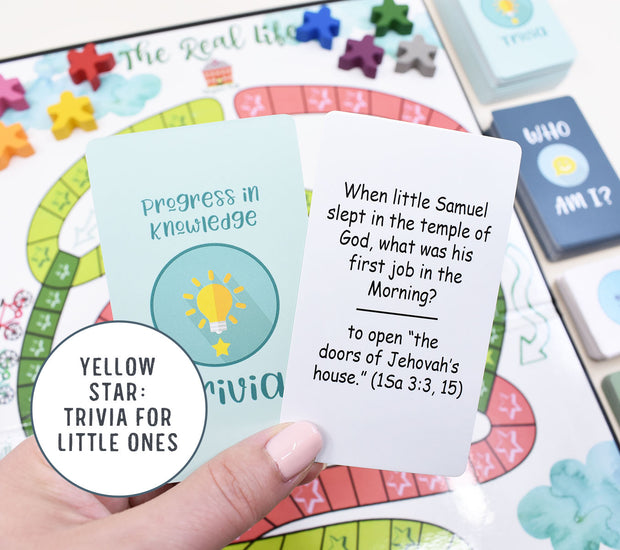 The Real Life - Acting, Humming, Drawing, & Trivia! Acting Out Bible Story Scenes, Bible Trivia, and Little Lessons in The How Did You Do Cards, Who am I Trivia, Doodle Board for Bible Pictionary, Humdingers all Included:) NEW DELUXE VERSION